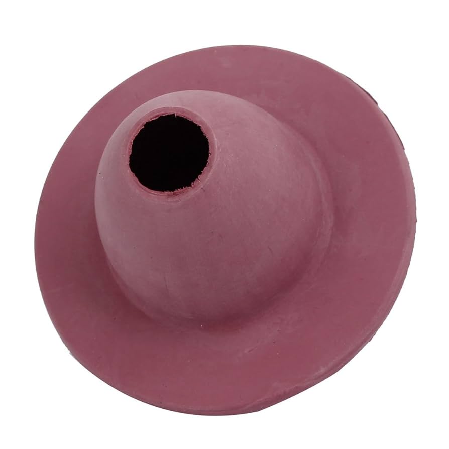 Aexit 72mmx63mm Rubber Water Saving Toilet Flapper Pink